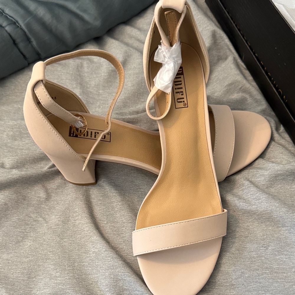 Elegant Cream Heels